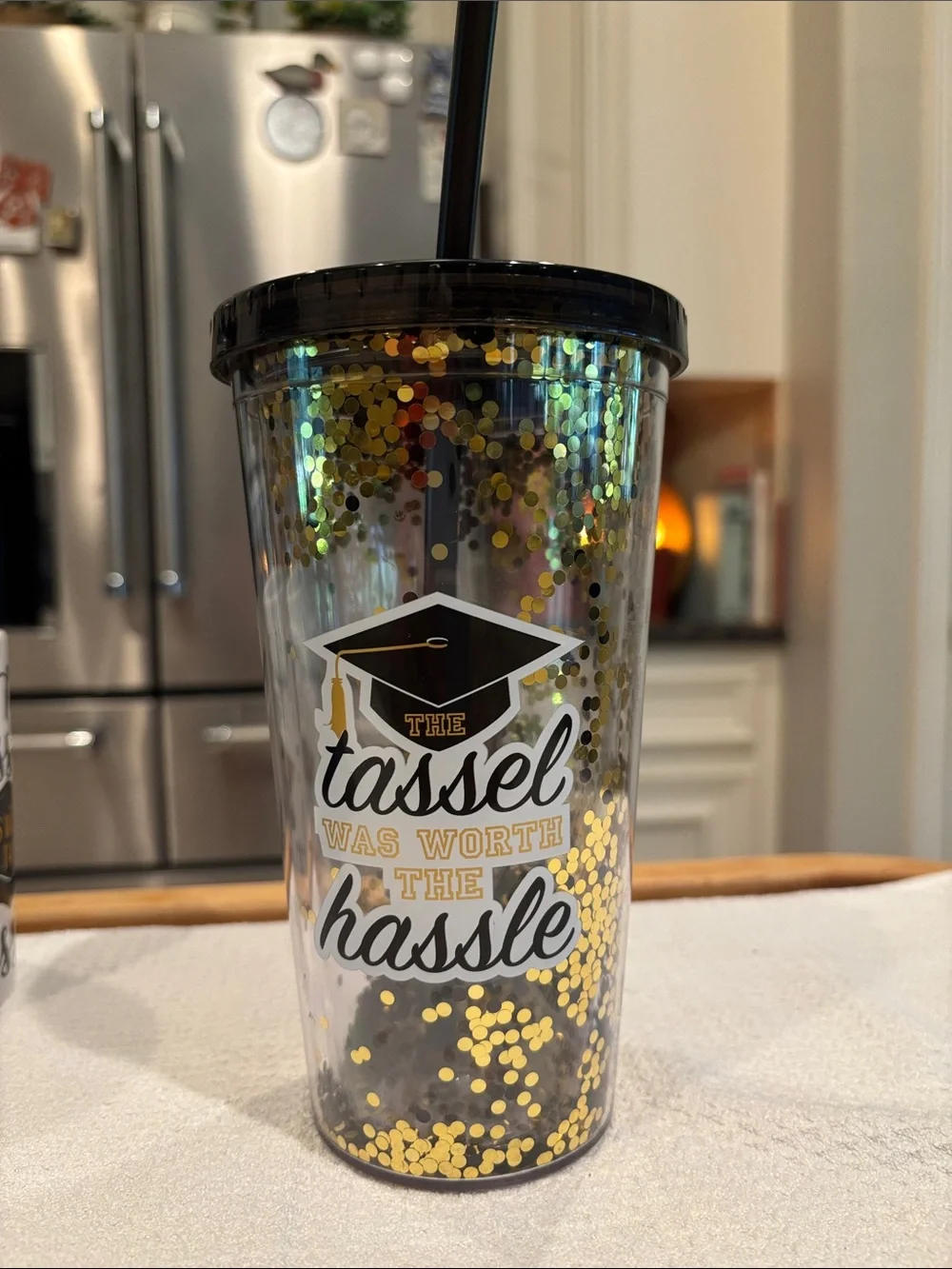 Graduation Party Decorations Set - Black & Gold Tassel Theme